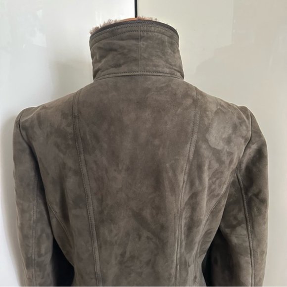 Artico Hand Made in Italy Shearling Coat sz 42 4-6 - Picture 4 of 15